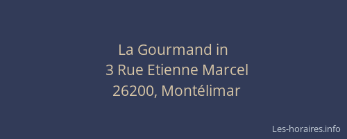 La Gourmand in
