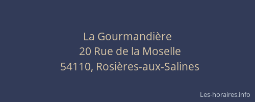 La Gourmandi&egrave;re