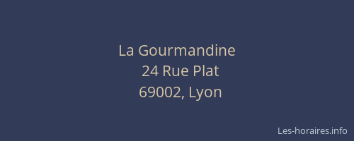 La Gourmandine