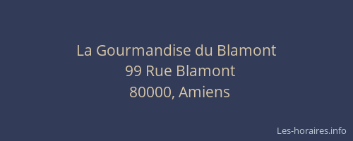 La Gourmandise du Blamont