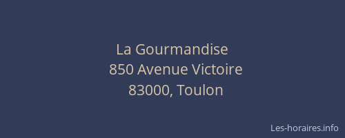 La Gourmandise
