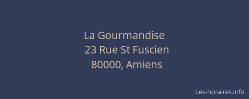 La Gourmandise