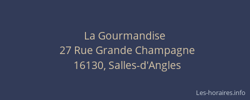 La Gourmandise