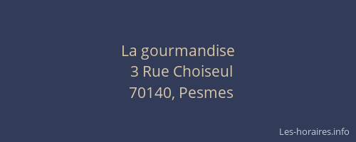 La gourmandise