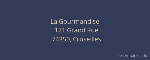 La Gourmandise