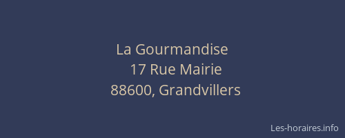 La Gourmandise