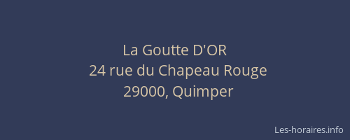 La Goutte D'OR