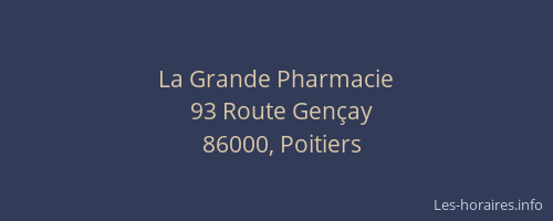 La Grande Pharmacie