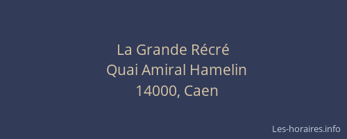 La Grande Récré