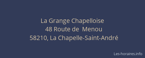La Grange Chapelloise