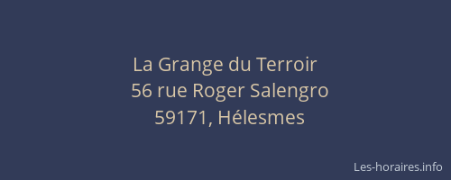 La Grange du Terroir