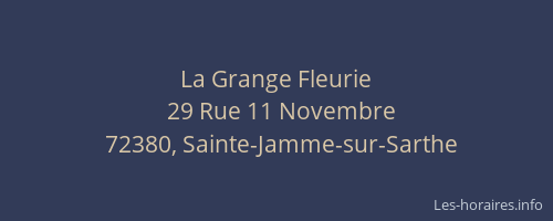 La Grange Fleurie