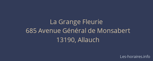 La Grange Fleurie