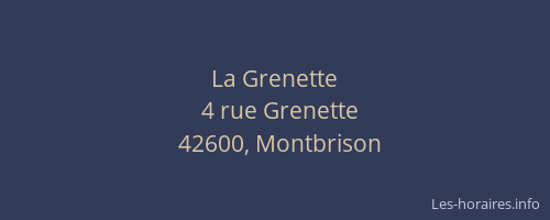 La Grenette