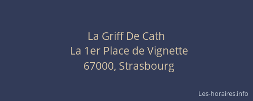 La Griff De Cath