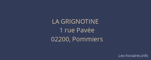 LA GRIGNOTINE