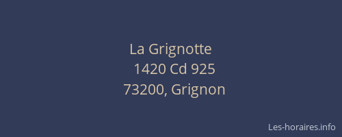 La Grignotte