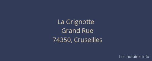 La Grignotte