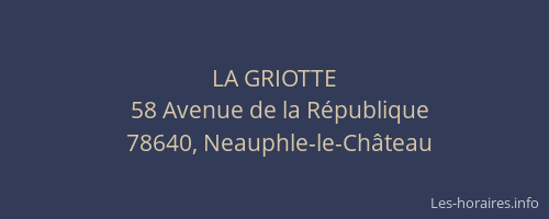 LA GRIOTTE