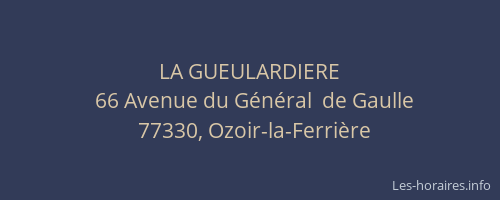 LA GUEULARDIERE