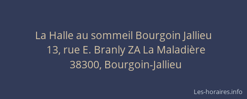 La Halle au sommeil Bourgoin Jallieu