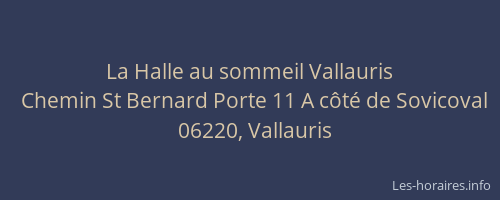 La Halle au sommeil Vallauris