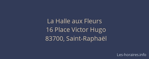 La Halle aux Fleurs