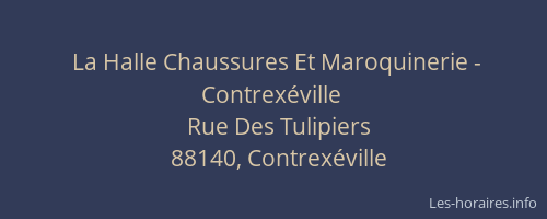 La Halle Chaussures Et Maroquinerie - Contrexéville