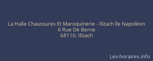 La Halle Chaussures Et Maroquinerie - Illzach île Napoléon