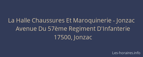 La Halle Chaussures Et Maroquinerie - Jonzac