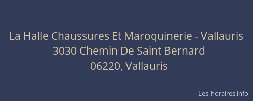 La Halle Chaussures Et Maroquinerie - Vallauris