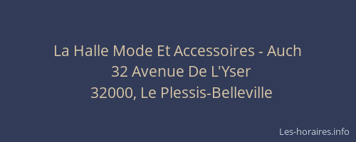 La Halle Mode Et Accessoires - Auch