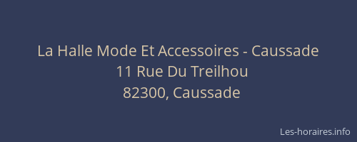 La Halle Mode Et Accessoires - Caussade