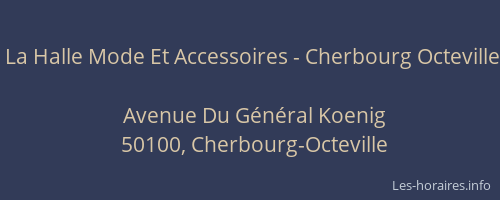 La Halle Mode Et Accessoires - Cherbourg Octeville