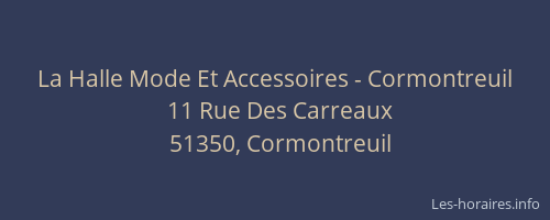 La Halle Mode Et Accessoires - Cormontreuil