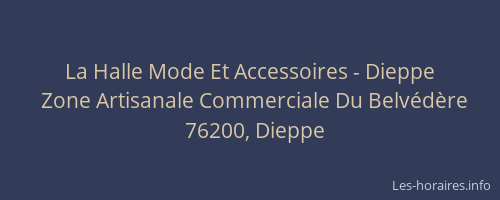 La Halle Mode Et Accessoires - Dieppe