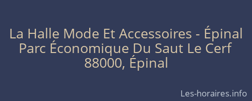 La Halle Mode Et Accessoires - Épinal