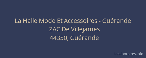 La Halle Mode Et Accessoires - Guérande