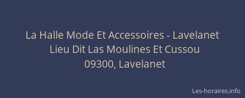 La Halle Mode Et Accessoires - Lavelanet