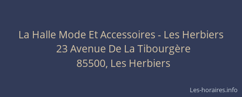 La Halle Mode Et Accessoires - Les Herbiers