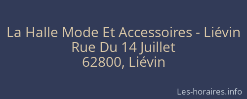 La Halle Mode Et Accessoires - Liévin