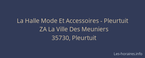 La Halle Mode Et Accessoires - Pleurtuit