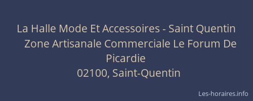 La Halle Mode Et Accessoires - Saint Quentin