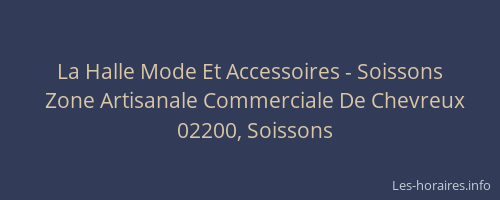 La Halle Mode Et Accessoires - Soissons
