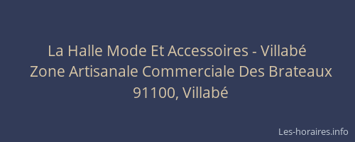 La Halle Mode Et Accessoires - Villabé