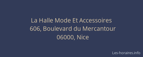La Halle Mode Et Accessoires