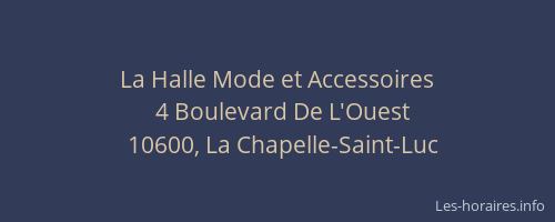 La Halle Mode et Accessoires