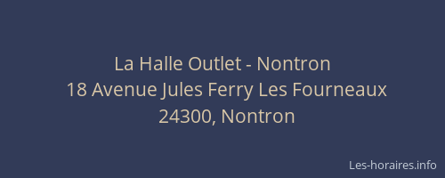 La Halle Outlet - Nontron