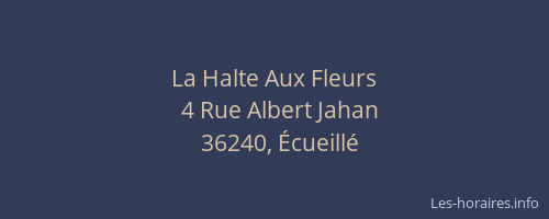 La Halte Aux Fleurs