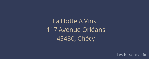 La Hotte A Vins
